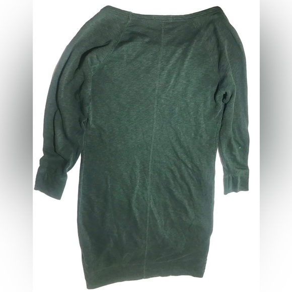 James Perse green sweatshirt dress size 1/S - Picture 4 of 4